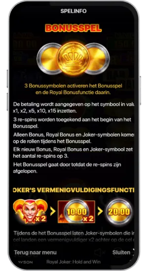 Bonusspel Regels Pagina